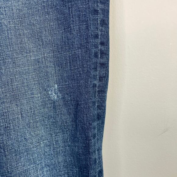 Kut from the Kloth Catherine Boyfriend Mis Rise Distressed Stretch Jeans women 6 - Picture 6 of 11